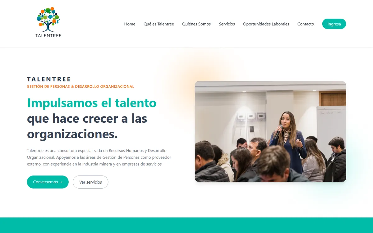 Proyecto Plataforma de selección de talento para Talentree